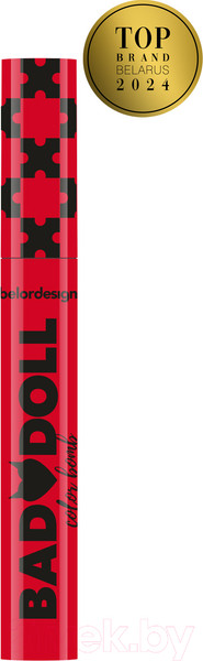 Изображение товара Тушь для ресниц Belor Design Bad Doll цветная объемная красный