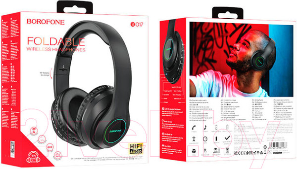 Изображение товара Беспроводные наушники Borofone BO17 (черный)