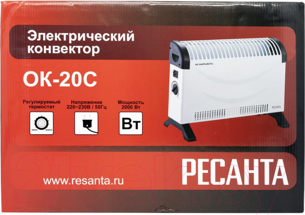 Изображение товара Конвектор Ресанта ОК-20С (67/4/35)