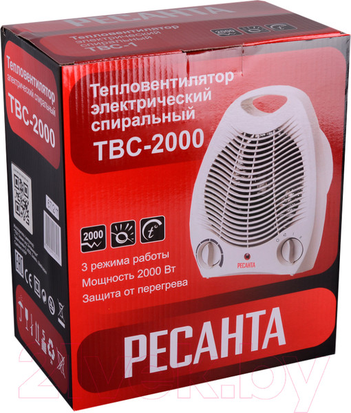 Изображение товара Тепловентилятор Ресанта ТВС-2000 (67/2/11)
