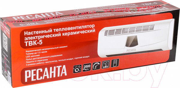 Изображение товара Тепловентилятор Ресанта ТВК-5 (67/2/9)