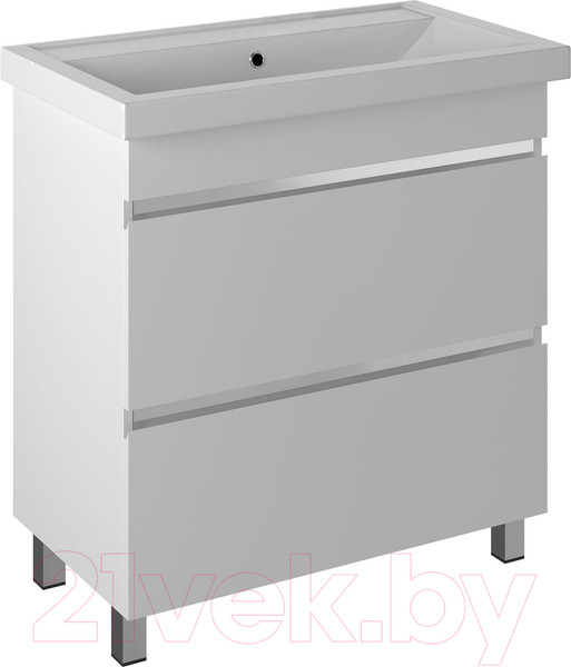 Изображение товара Тумба с умывальником Briz Элен Классик Фостер 80 / 227 03-08080-06 00 БЕЛ