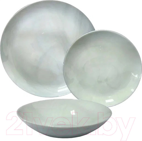 Изображение товара Набор тарелок Luminarc Diwali Marbre / Q0216 (18шт)