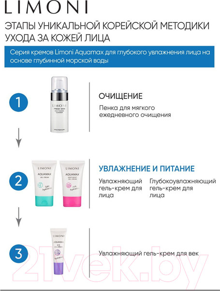 Изображение товара Гель для лица Limoni Крем Глубокоувлажняющий (50мл)