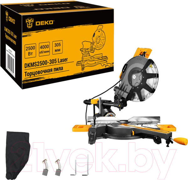Изображение товара Торцовочная пила Deko DKMS2500-305 Laser / 063-4316