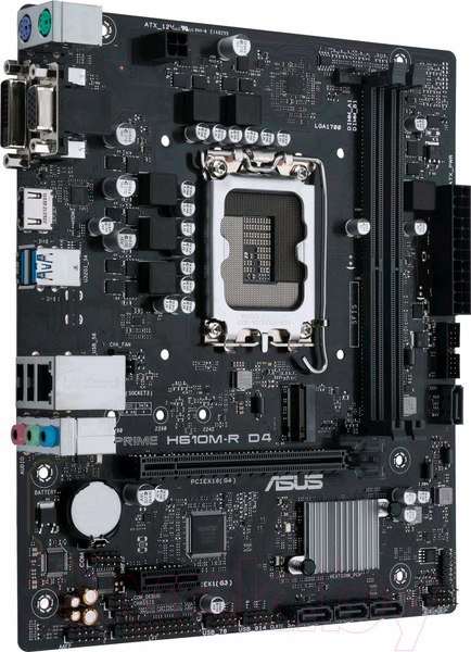 Изображение товара Материнская плата Asus Prime H610M-R D4-SI