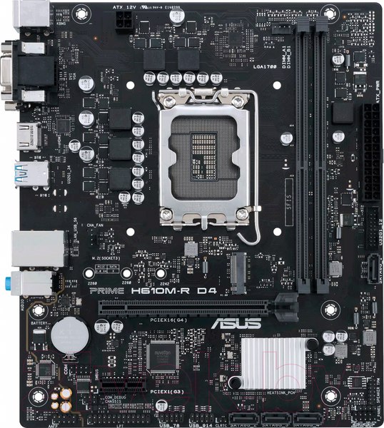 Изображение товара Материнская плата Asus Prime H610M-R D4-SI