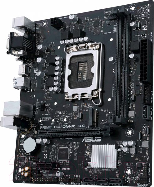 Изображение товара Материнская плата Asus Prime H610M-R D4-SI