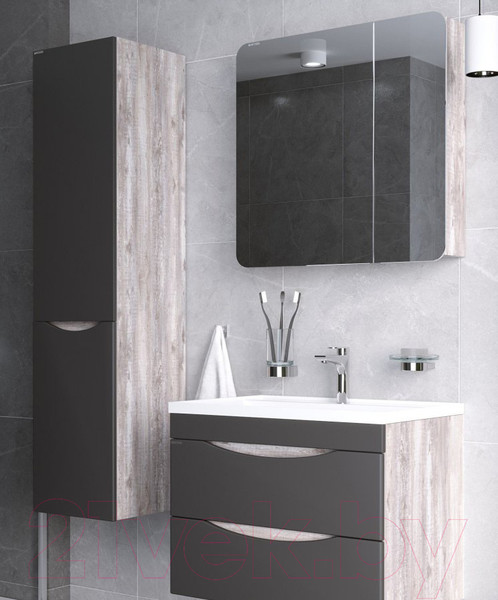 Изображение товара Шкаф с зеркалом для ванной Grossman Талис 80 L / 208009