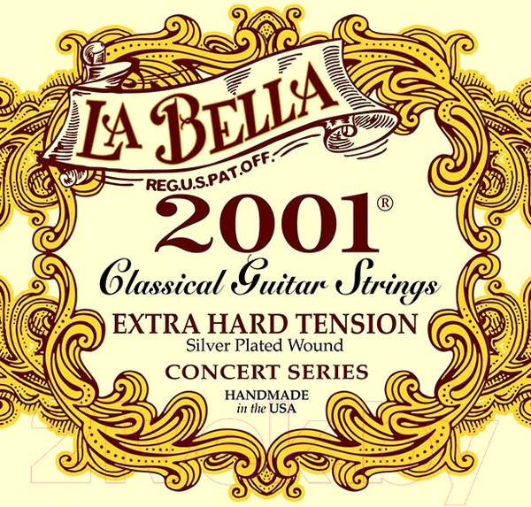 Изображение товара Струны для классической гитары La Bella 2001EH Extra Hard
