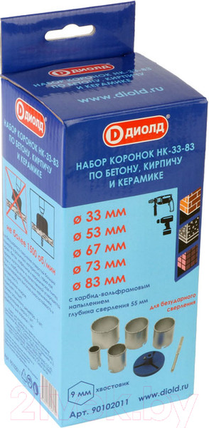 Изображение товара Набор коронок Диолд 90102011