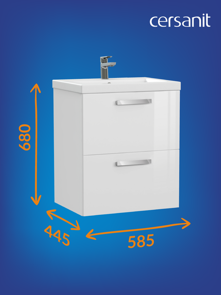 Изображение товара Тумба под умывальник Cersanit Melar 60 Como 60 / 64128