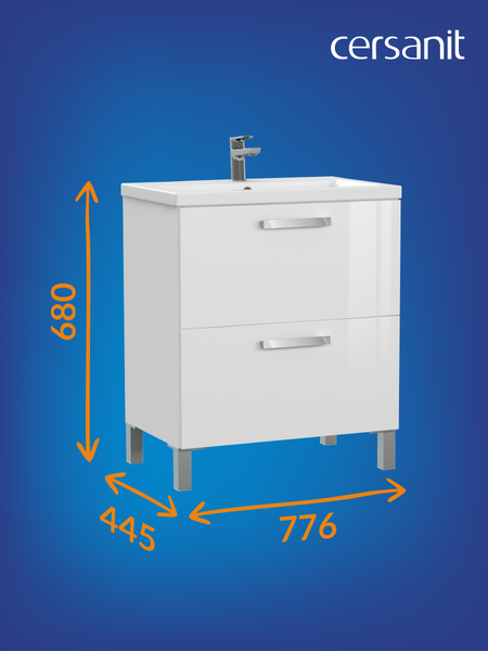 Изображение товара Тумба под умывальник Cersanit Melar 80 Como 80 / 64130