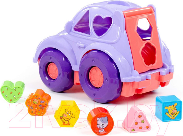 Изображение товара Сортер Полесье Оранжевая корова Автомобиль / 91727