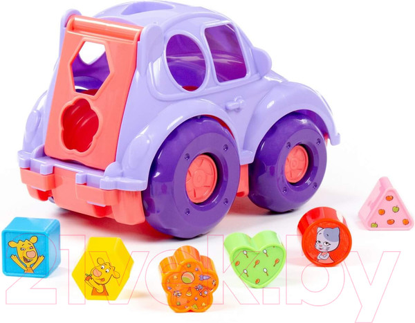 Изображение товара Сортер Полесье Оранжевая корова Автомобиль / 91727