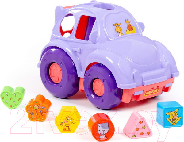 Изображение товара Сортер Полесье Оранжевая корова Автомобиль / 91727