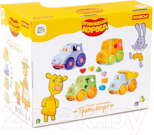 Изображение товара Сортер Полесье Оранжевая корова Автомобиль / 91727