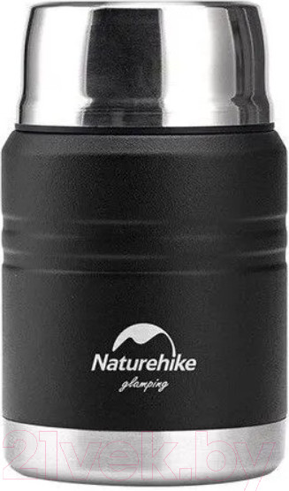 Изображение товара Термос для еды Naturehike NH20SJ041 (500мл, черный)