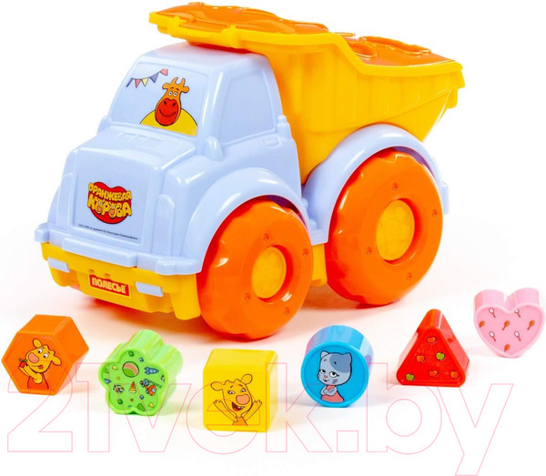 Изображение товара Сортер Полесье Оранжевая корова Самосвал / 91710