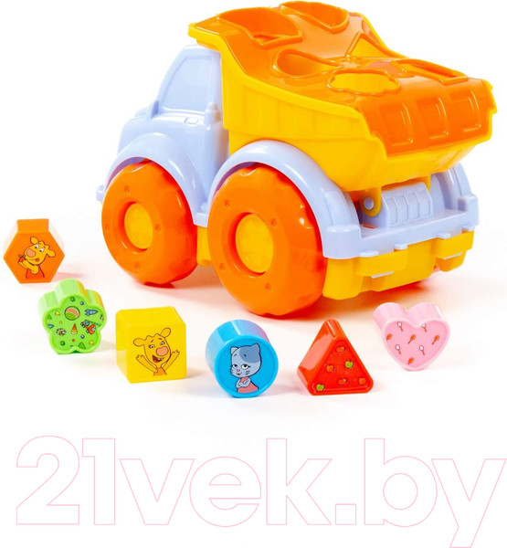 Изображение товара Сортер Полесье Оранжевая корова Самосвал / 91710