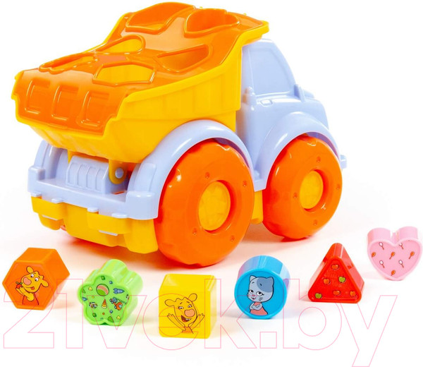 Изображение товара Сортер Полесье Оранжевая корова Самосвал / 91710