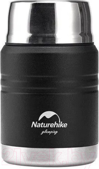 Изображение товара Термос для еды Naturehike NH20SJ041 (750мл, черный)