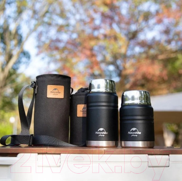 Изображение товара Термос для еды Naturehike NH20SJ041 (750мл, черный)
