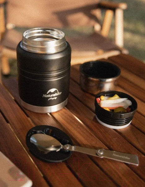 Изображение товара Термос для еды Naturehike NH20SJ041 (750мл, черный)