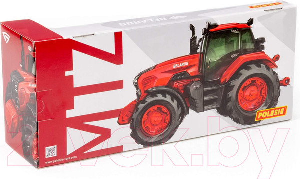 Изображение товара Трактор игрушечный Полесье Belarus для перевозки животных / 91499