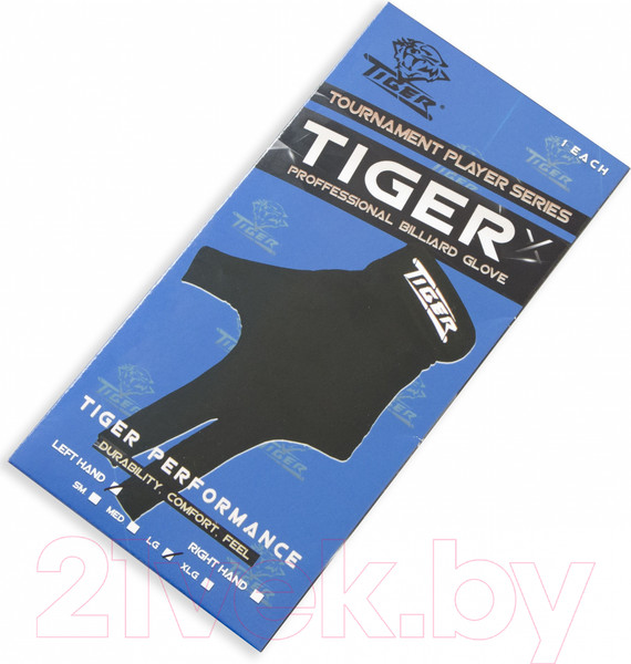 Изображение товара Перчатка для бильярда Tiger Tiger-X / 45.410.03.5 (L, черный)