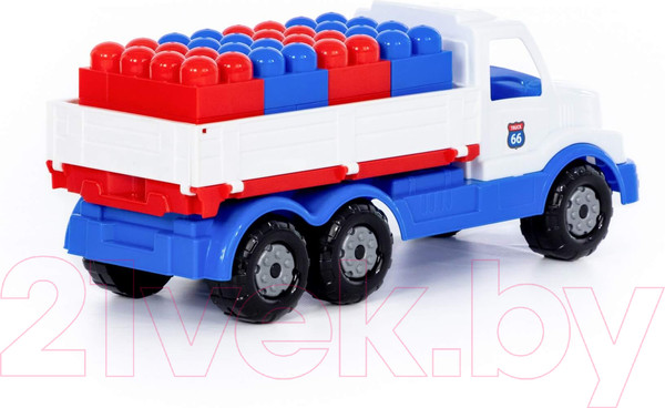 Изображение товара Самосвал игрушечный Полесье Сталкер с конструктором / 93189