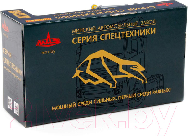 Изображение товара Экскаватор игрушечный Полесье МАЗ инерционный со светом и звуком / 94049