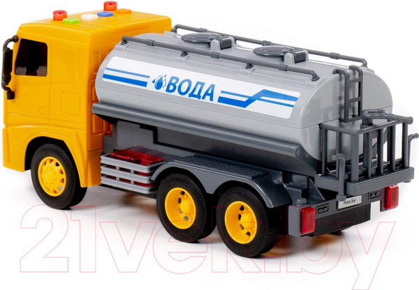 Изображение товара Автомобиль игрушечный Полесье МАЗ Поливочный со светом и звуком / 94100 (инерционный)
