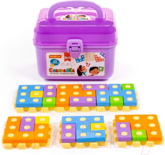 Изображение товара Развивающий игровой набор Полесье СобирайКа №8 / 93967
