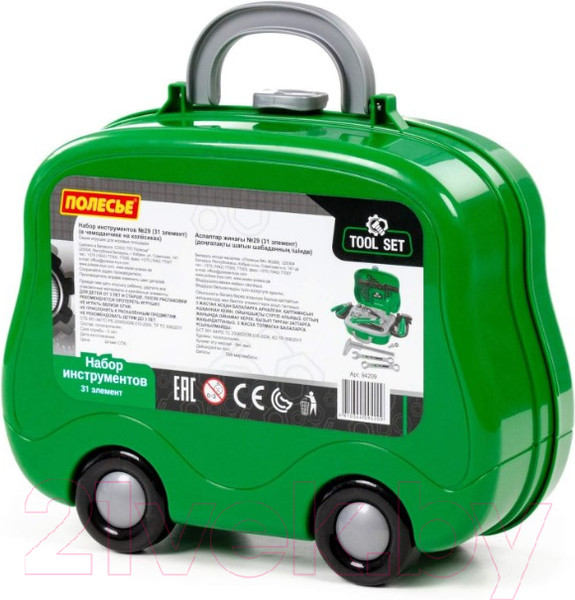 Изображение товара Набор инструментов игрушечный Полесье №29 / 94209