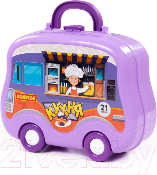 Изображение товара Детская кухня Полесье В чемоданчике / 94278