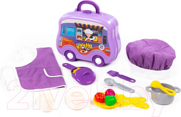 Изображение товара Детская кухня Полесье В чемоданчике / 94278