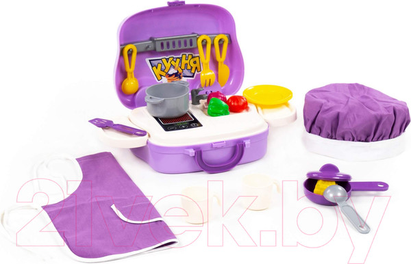 Изображение товара Детская кухня Полесье В чемоданчике / 94278