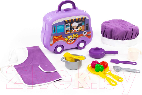 Изображение товара Детская кухня Полесье В чемоданчике / 94278