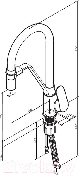 Изображение товара Смеситель AM.PM Like F8007822