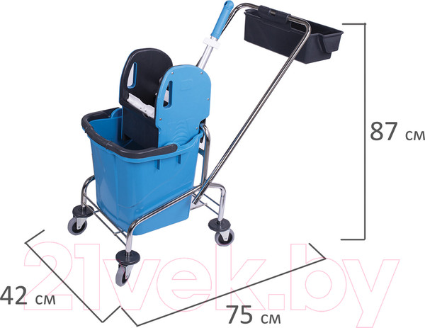 Изображение товара Тележка для уборки Brabix 607902