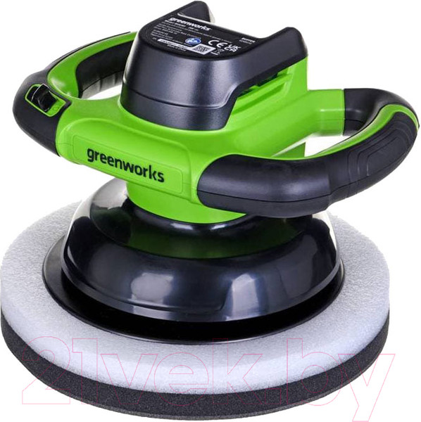 Изображение товара Полировальная машина Greenworks G24BU10 24V / 3502107 (без АКБ и ЗУ)