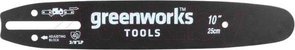 Изображение товара Шина для пилы Greenworks 2947207 (25см)