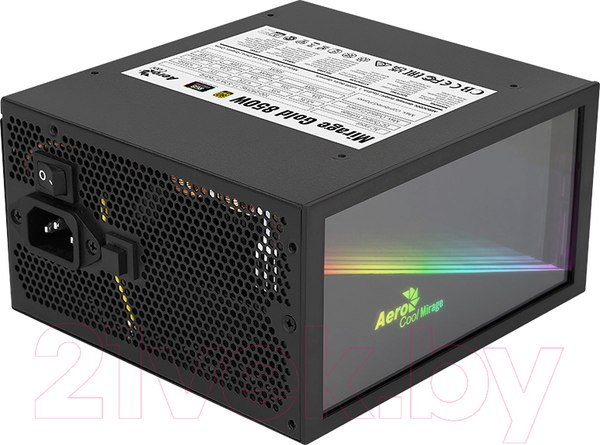 Изображение товара Блок питания для компьютера AeroCool Mirage Gold 650W