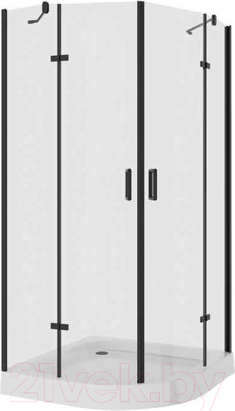 Изображение товара Душевой уголок Niagara NG-6816-08 100x100x190 (черный/прозрачное стекло)