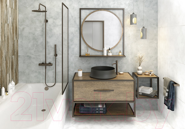 Изображение товара Плитка Alma Ceramica Soul GFU57SUL00R (570x570, белый)