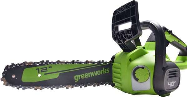 Изображение товара Пила цепная аккумуляторная Greenworks G40CS30IIK2 40V 30см / 2007807UA (с АКБ 2Ач и ЗУ)