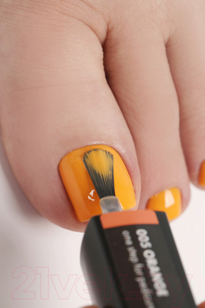 Изображение товара Гель-лак для ногтей E.Mi E.MiLac For Pedicure Оранжевый №5 (9мл)