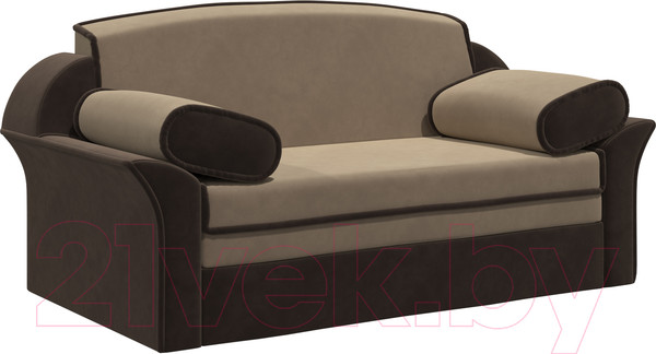 Изображение товара Диван Bravo Мебель Рик 1400 (Iris Latte/Iris Cappuccion)