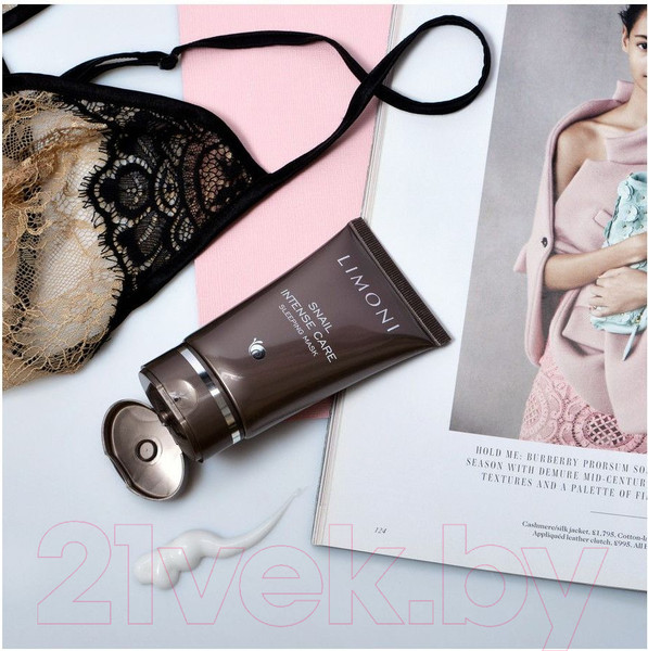Изображение товара Маска для лица кремовая Limoni Snail Intense Care Sleeping Mask (50мл)